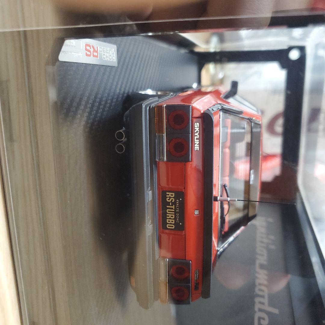 ミニカー Nissan Skyline2000 (R30) Red/Black