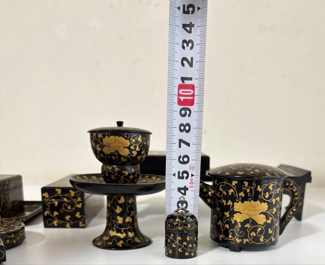 雛道具　揃い　おまとめ　古い雛道具　文机　ひな祭り　雛祭り