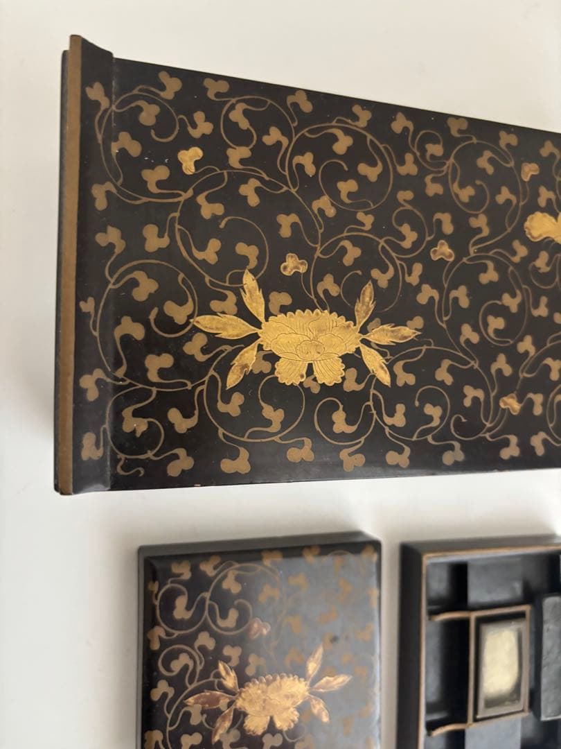 雛道具　揃い　おまとめ　古い雛道具　文机　ひな祭り　雛祭り