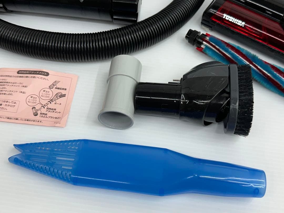 赤　東芝　 VC-J2000 ヘッド　パワーブラシ　回転ブラシ　希少　廃盤品