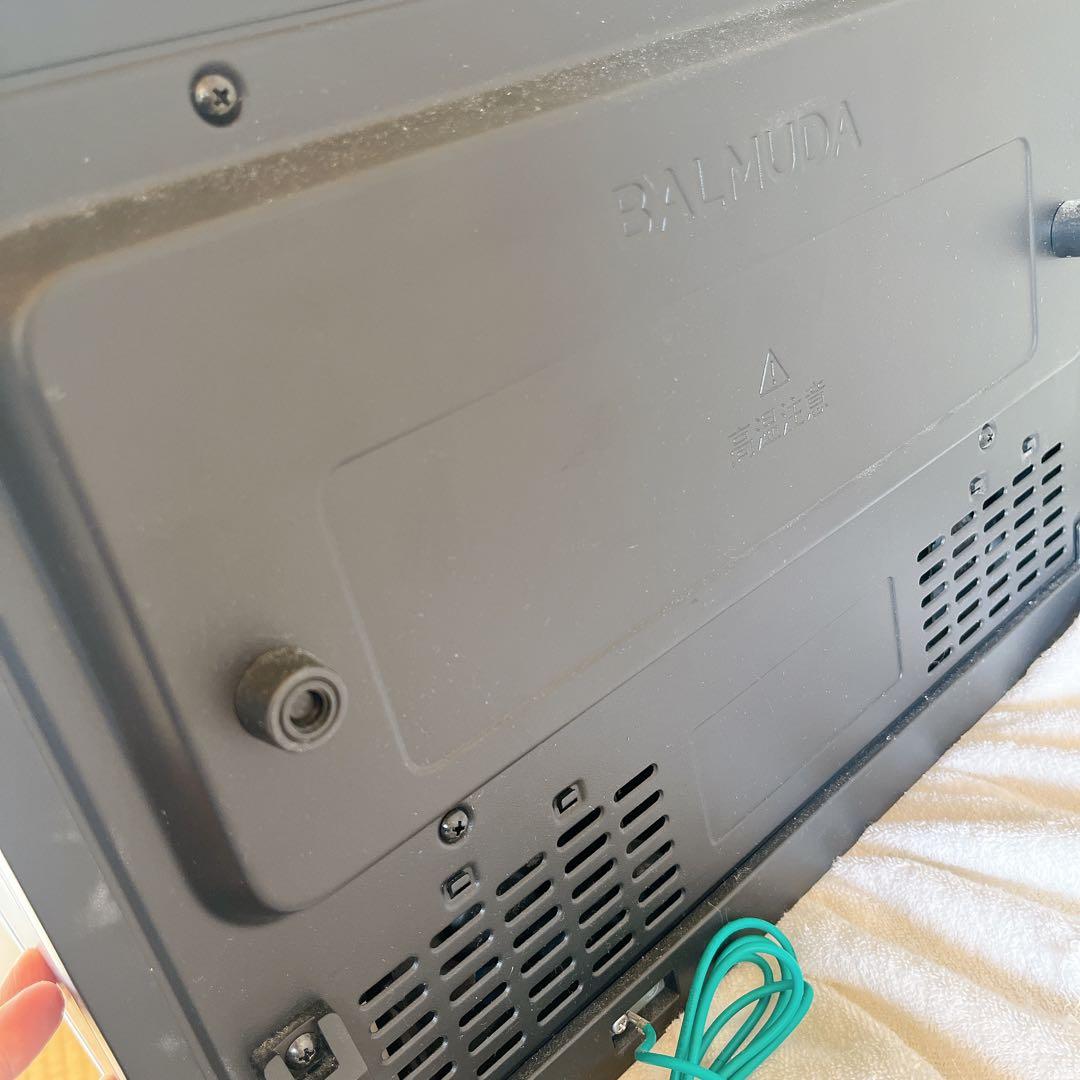 ジャンク品★値下げOK★ BALMUDA オーブンレンジ 電子レンジ ブラック
