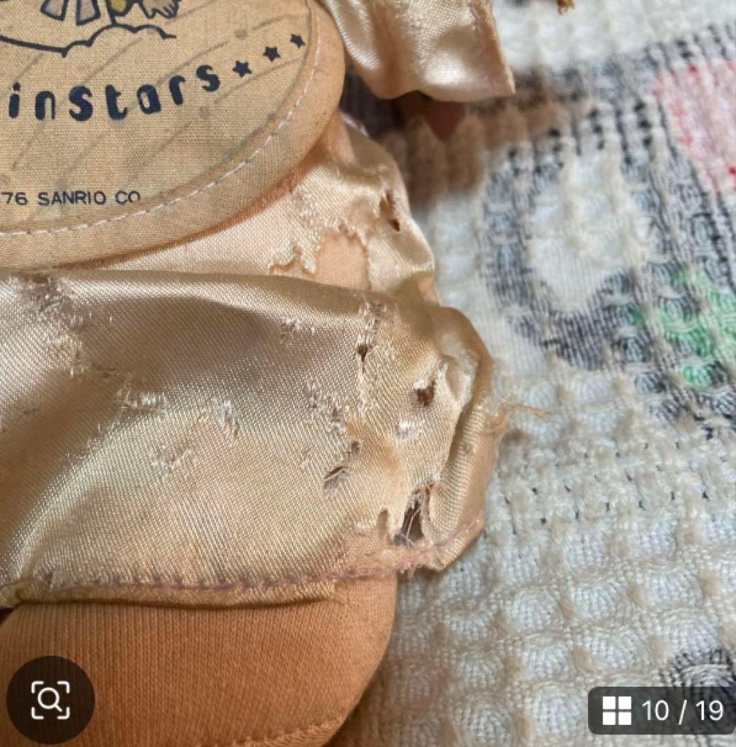 サンリオ　リトルツインスターズ　キキララ　1976 ぬいぐるみ　中古品①