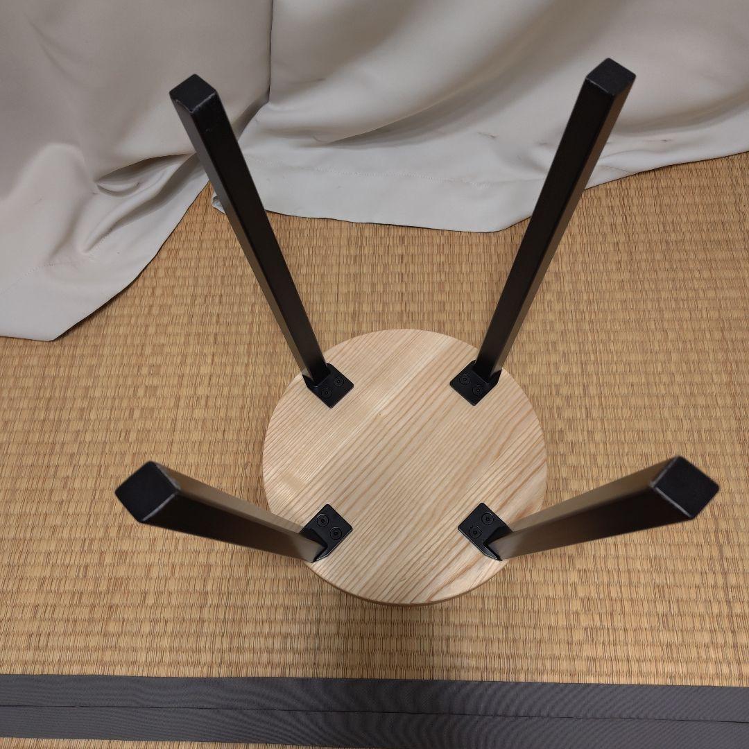 KANADEMONO THE STOOL 無垢ホワイトアッシュ