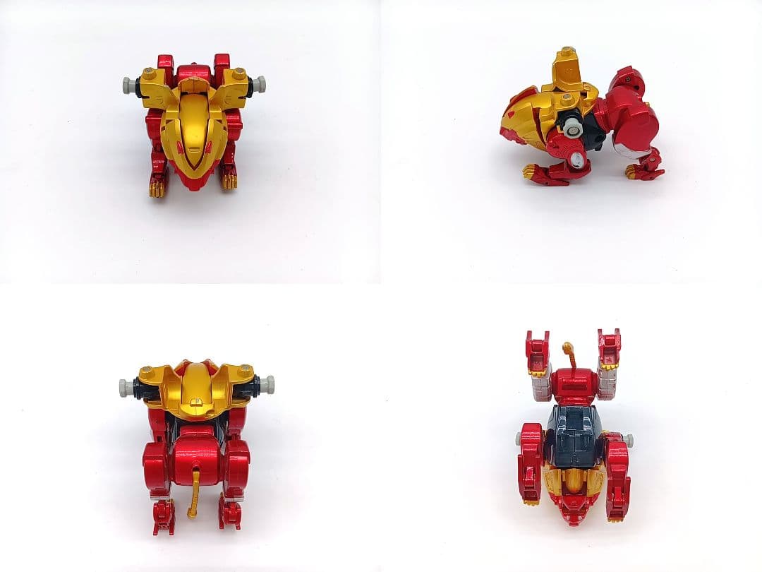 【希少品】百獣戦隊ガオレンジャー DXガオジュラフ ディアス ライノス キング