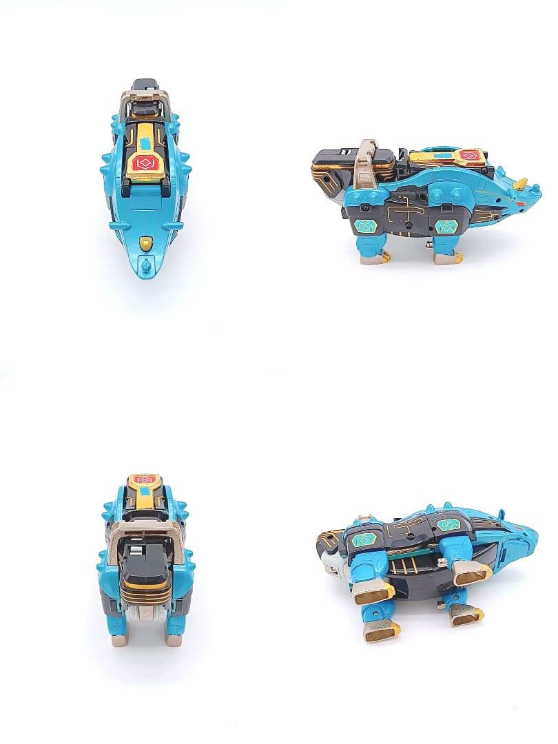 【希少品】百獣戦隊ガオレンジャー DXガオジュラフ ディアス ライノス キング