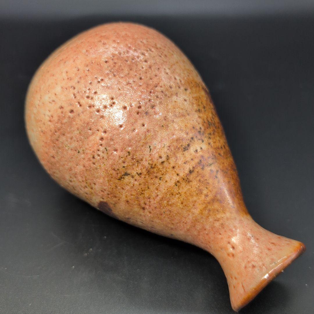 【希少品】酒器 絵 備前志野 徳利 人間国宝 藤原一門