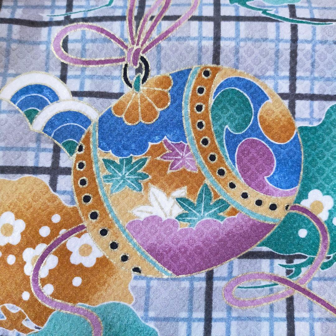 七五三 男の子 5歳 着物 セット 一式 人気 白 レア鷹 刺繍 軍配 0502