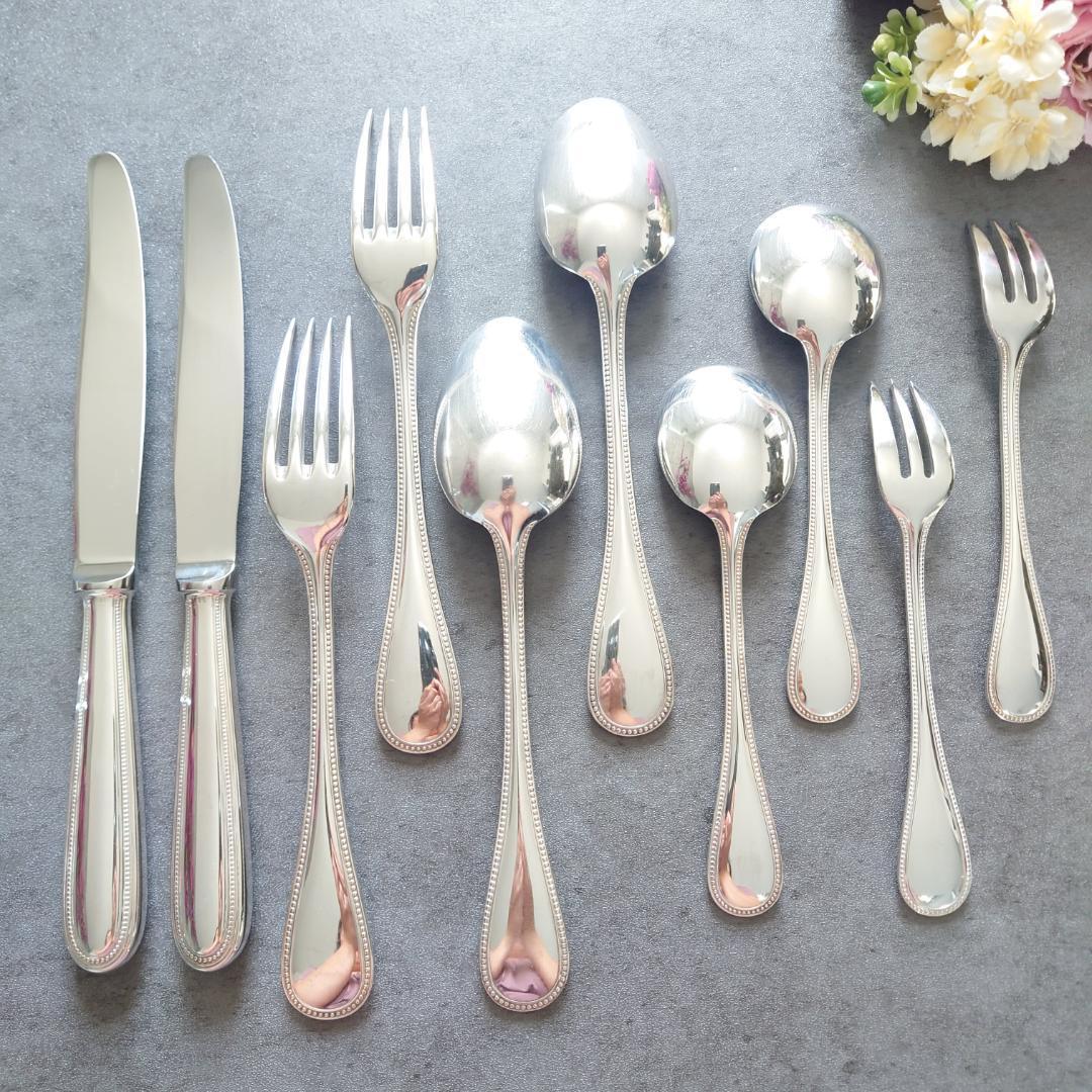 クリストフル パール コンソメスプーン含む 10点