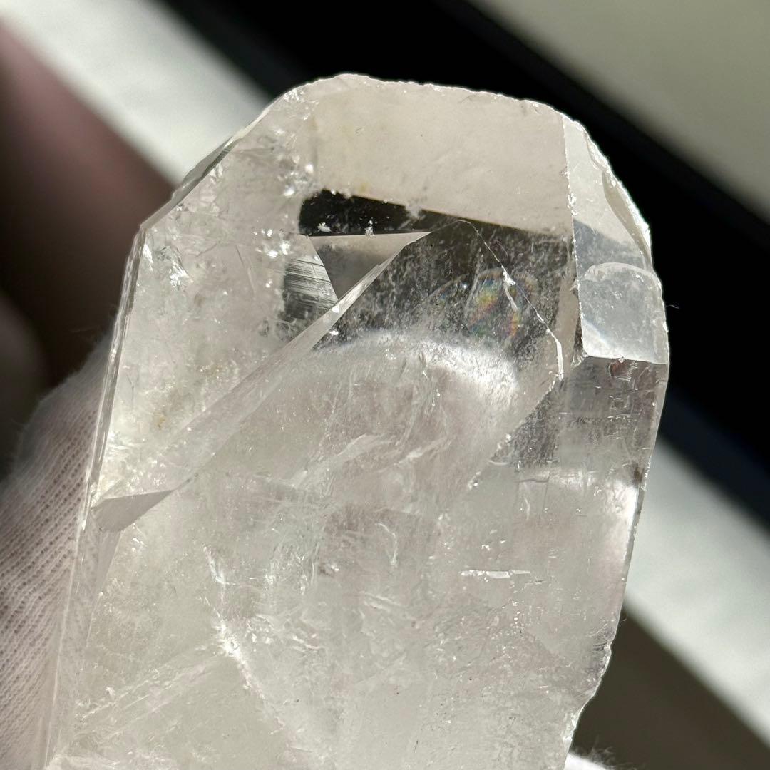 トマスゴンサガ産　大ぶりポイント　水晶原石　ブラジル　天然石