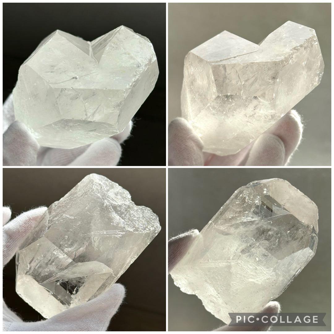 トマスゴンサガ産　大ぶりポイント　水晶原石　ブラジル　天然石