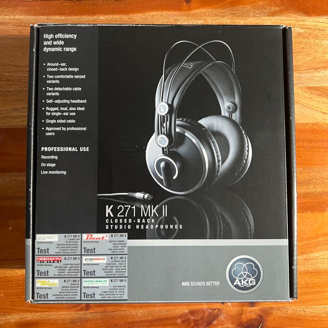 AKG K 271 MK Ⅱ スタジオヘッドホン