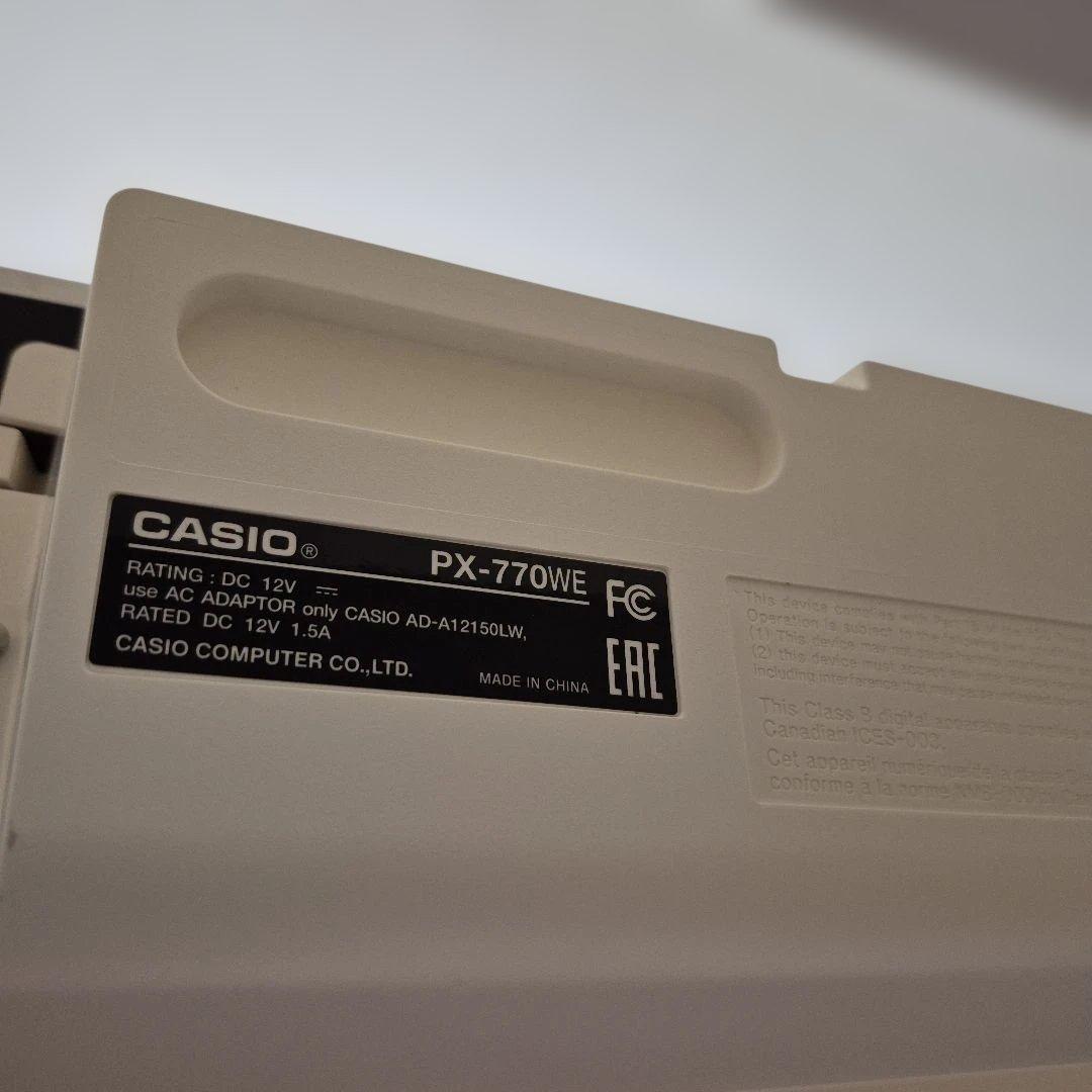 【兵庫県引き取り限定】CASIO　Privia PX-770 18年製