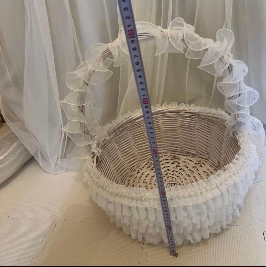 ハンドメイド　籐の大きな籠　 2点セット