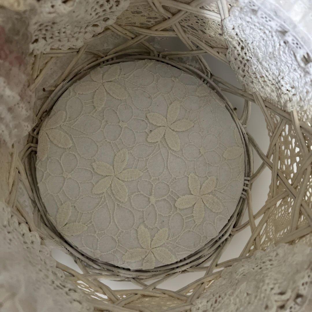 ハンドメイド　籐の大きな籠　 2点セット