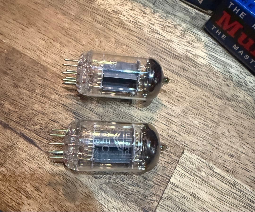 Mullard ムラード　12AX7 マッチドペア　真空管　中古美品