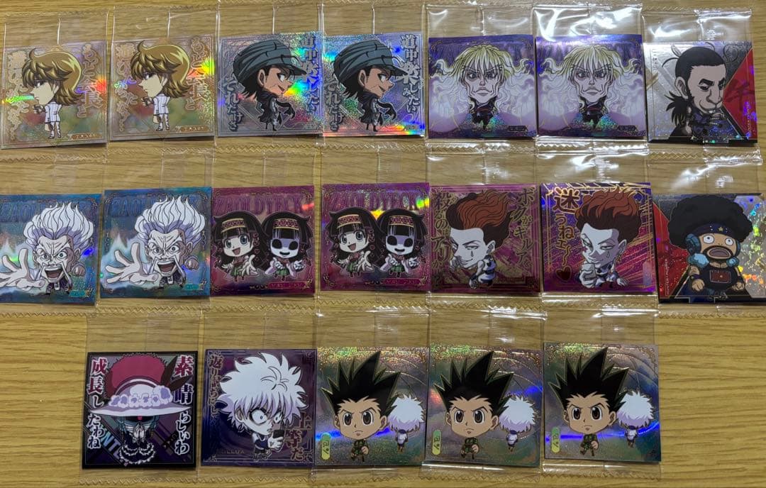 ワンピース ハンターハンター ジョジョ ハイキュー ウエハース セット