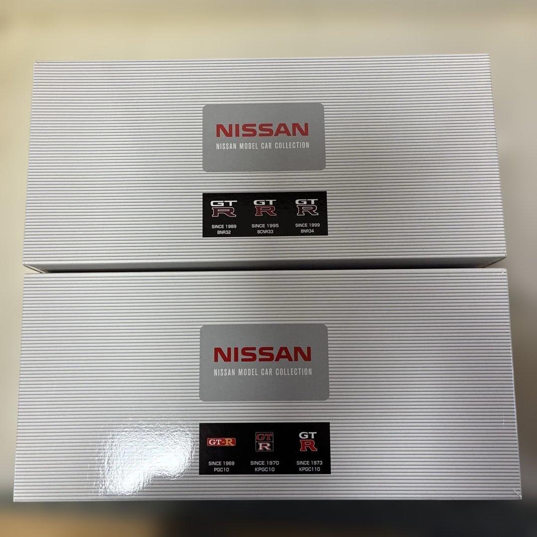 歴代GT-R日産スカイラインコレクション　メタルミニカー6台セット　1/43