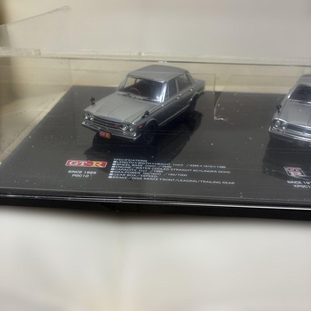 歴代GT-R日産スカイラインコレクション　メタルミニカー6台セット　1/43