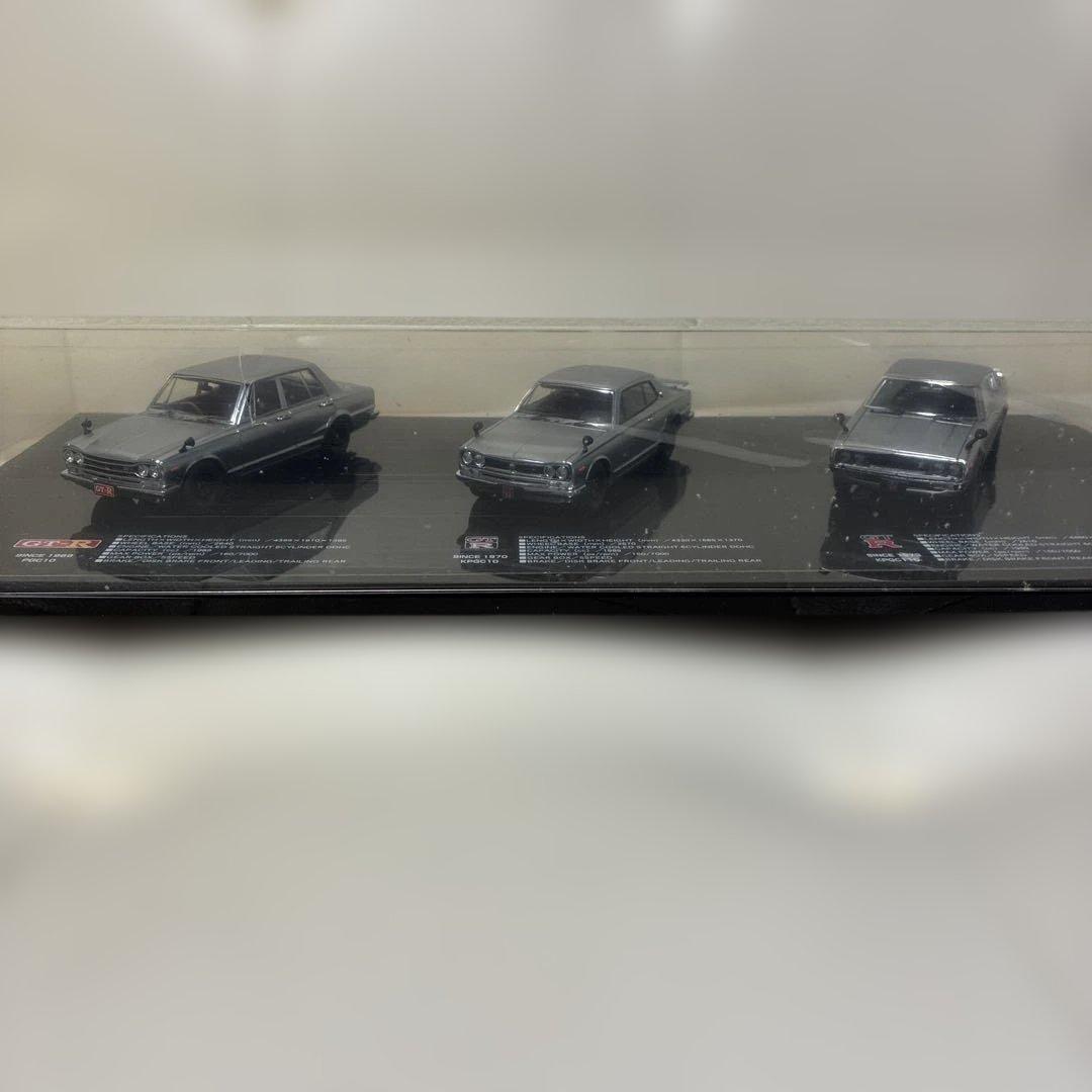 歴代GT-R日産スカイラインコレクション　メタルミニカー6台セット　1/43