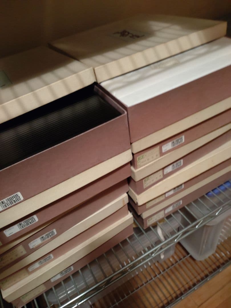 松花堂弁当箱　荒目挽　天然木　10客セット　新品未使用