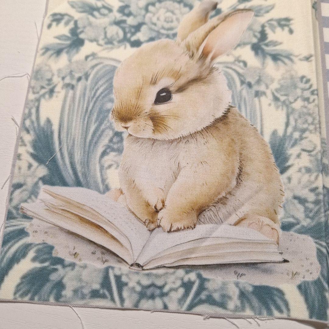 可愛いうさぎパネル生地　ハンドメイド　うさぎのみ