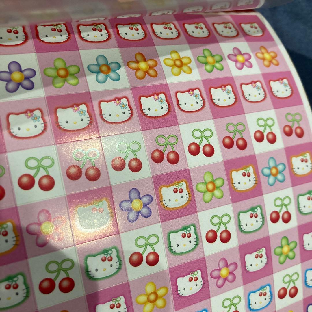 レトロ《1998年ハローキティ メモ帳》Hello Kitty♪便箋レターセット