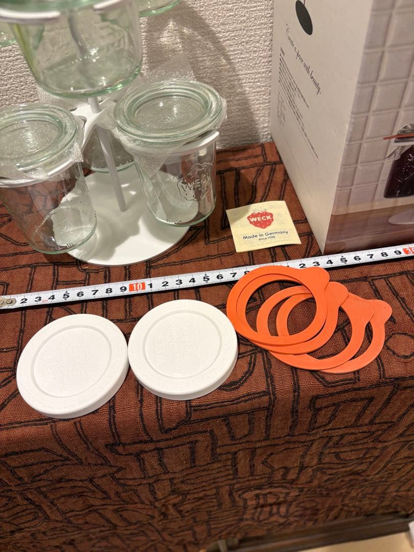 【廃盤品】WECK ウェック クローバーラック 収納ラック 調味料　保存容器