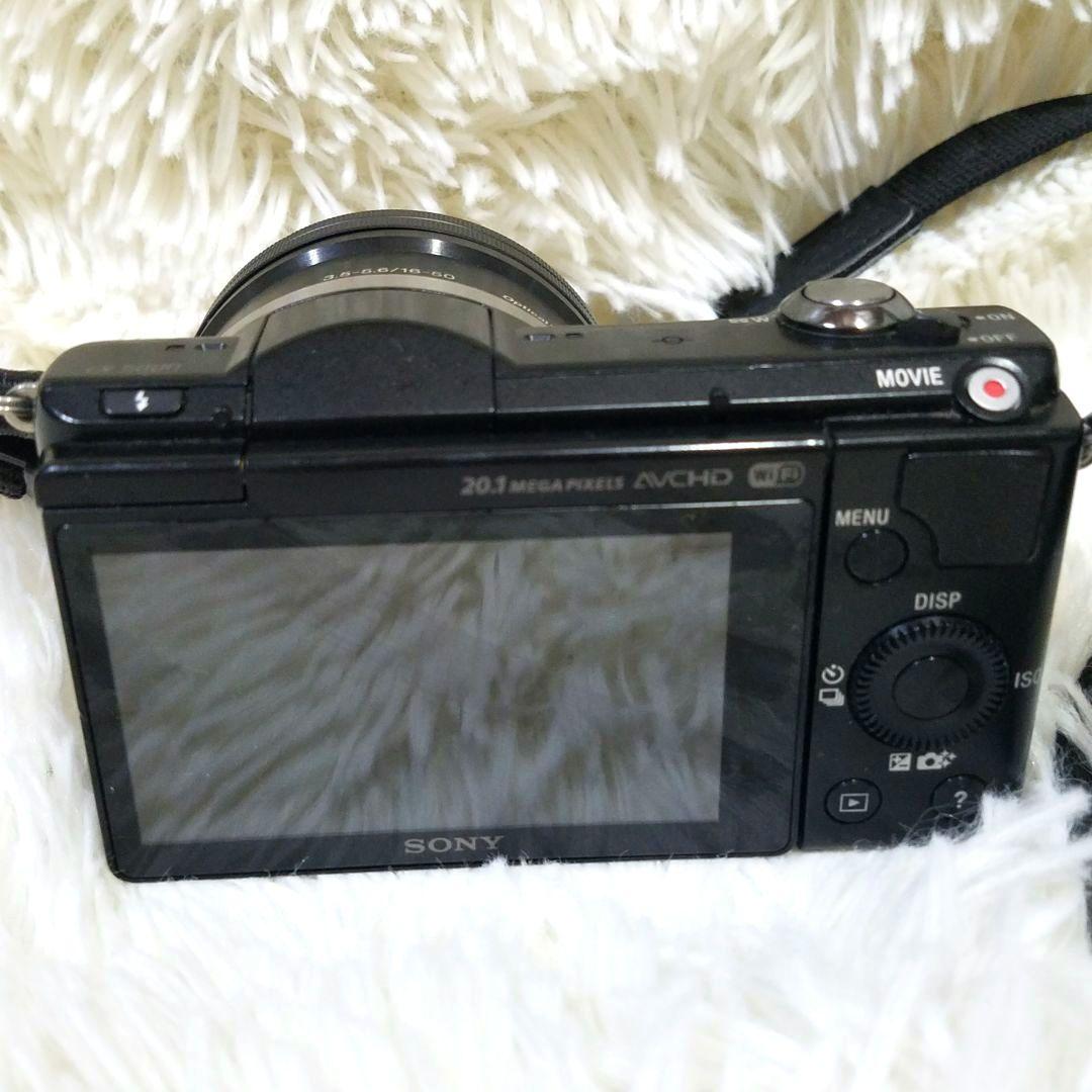 【美品】SONY デジタルカメラ ミラーレス α5000 三脚付き 動作確認済み