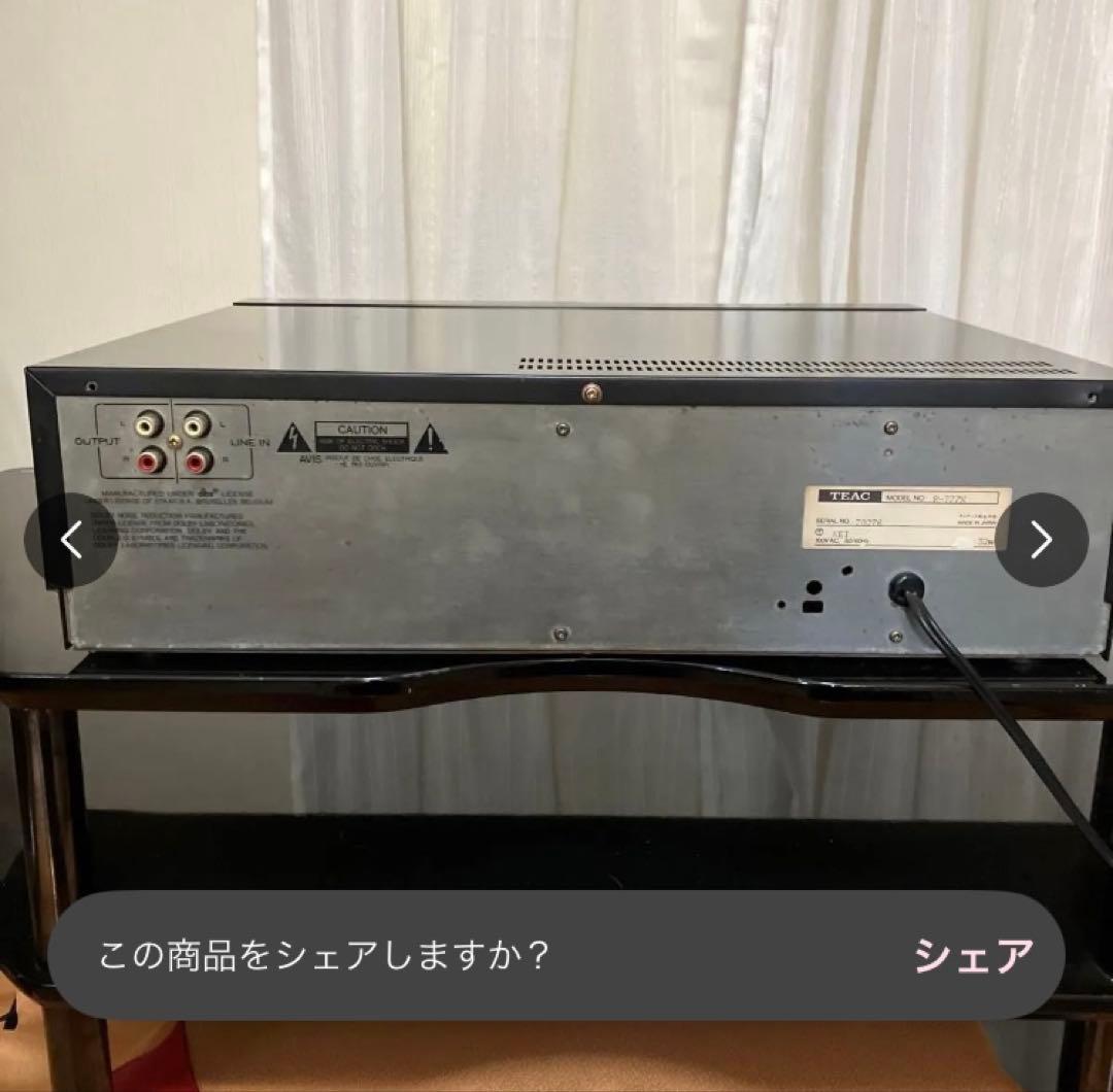 TEAC R-777X オートリバース カセットデッキ