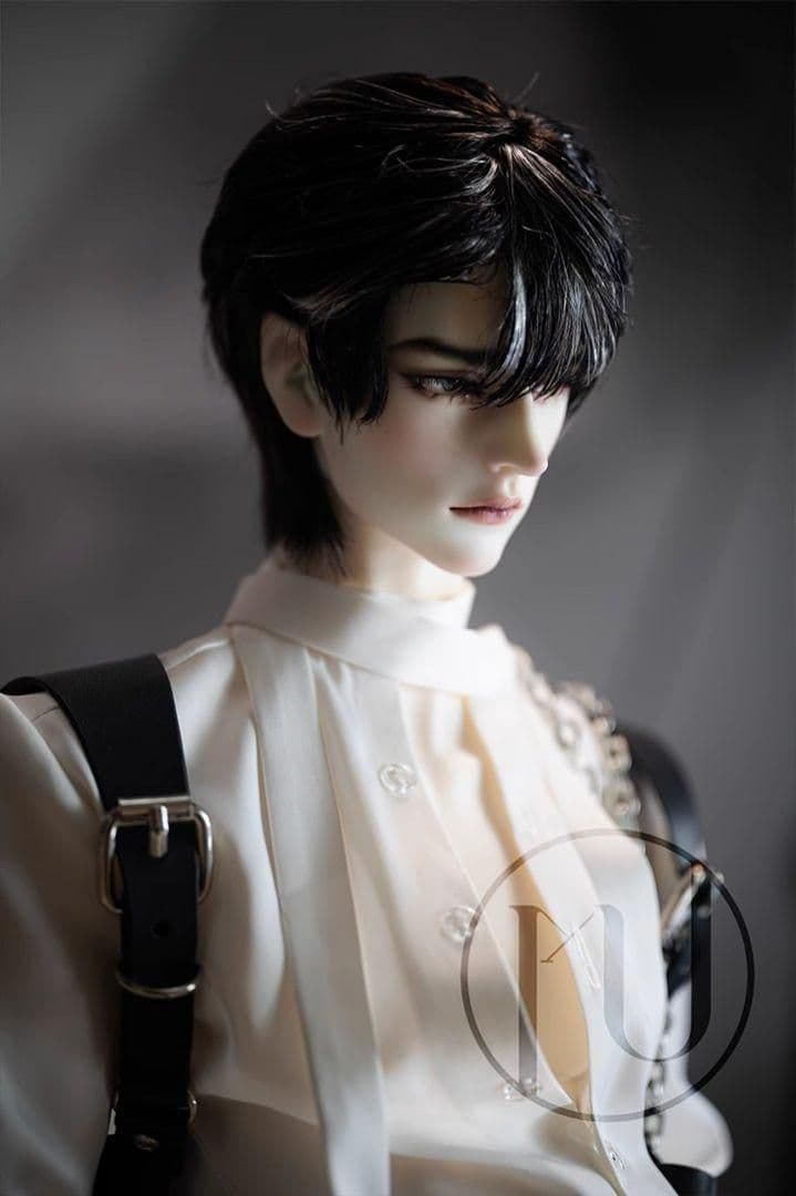 WX159 BJD 1/3 人形 ドール　用ウィッグ カツラ 耐熱 ハンドメイド