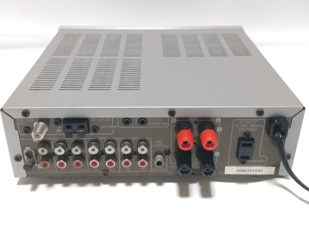 DENON DRA-F101 パワーアンプ シルバー