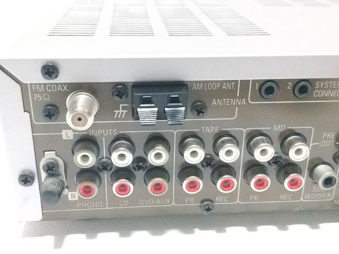 DENON DRA-F101 パワーアンプ シルバー