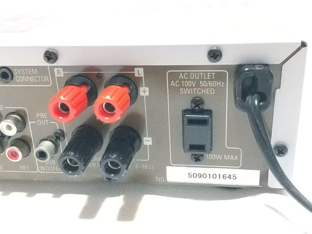 DENON DRA-F101 パワーアンプ シルバー