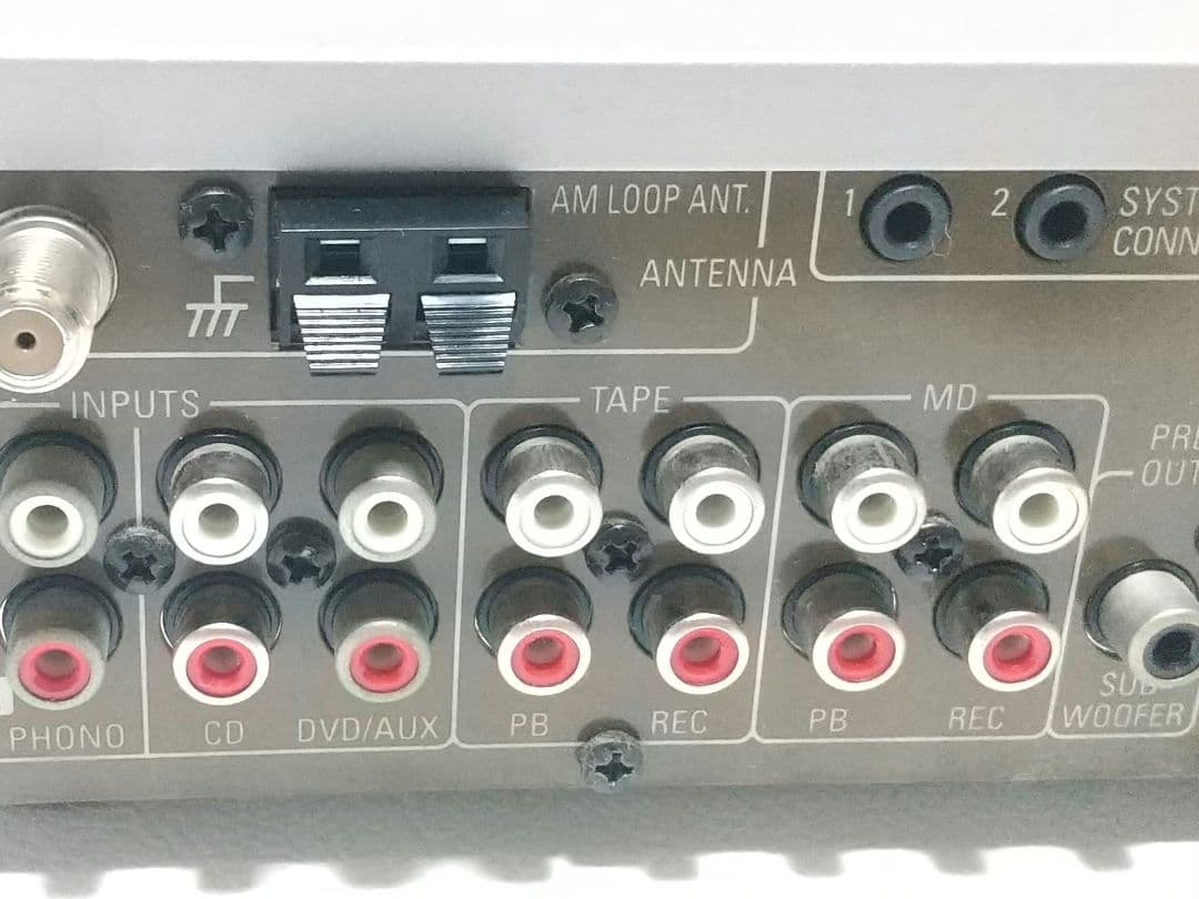 DENON DRA-F101 パワーアンプ シルバー