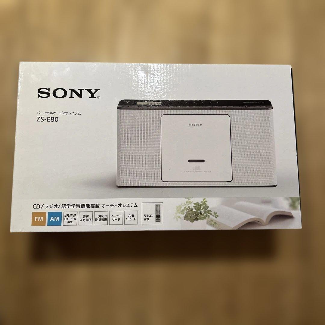 ソニー CDラジオ ZS-E80 FM/AM/ワイドFM対応 語学学習用機能搭載
