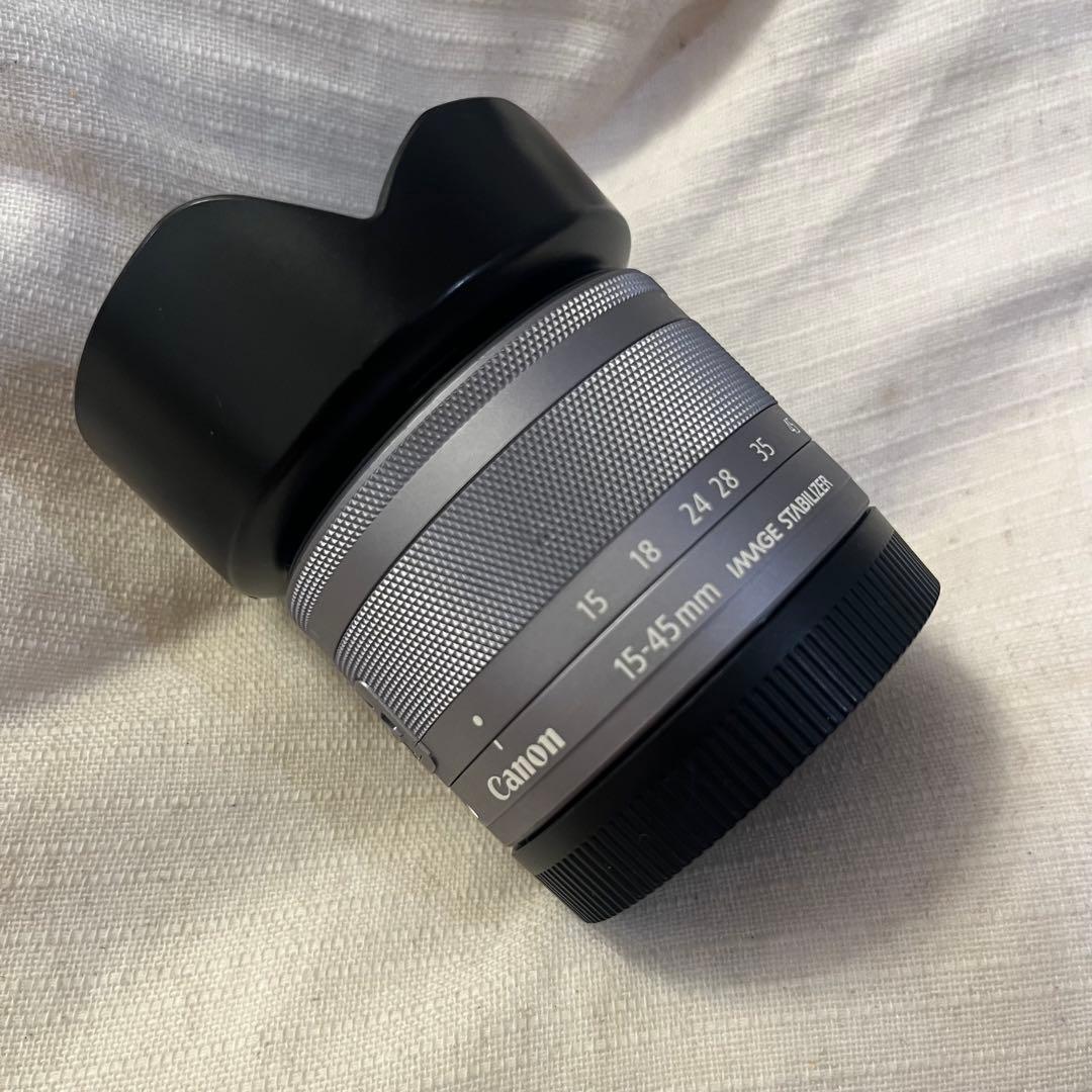 Canon EOS Kiss M ミラーレスカメラ 本体、レンズ3本、EF変換他