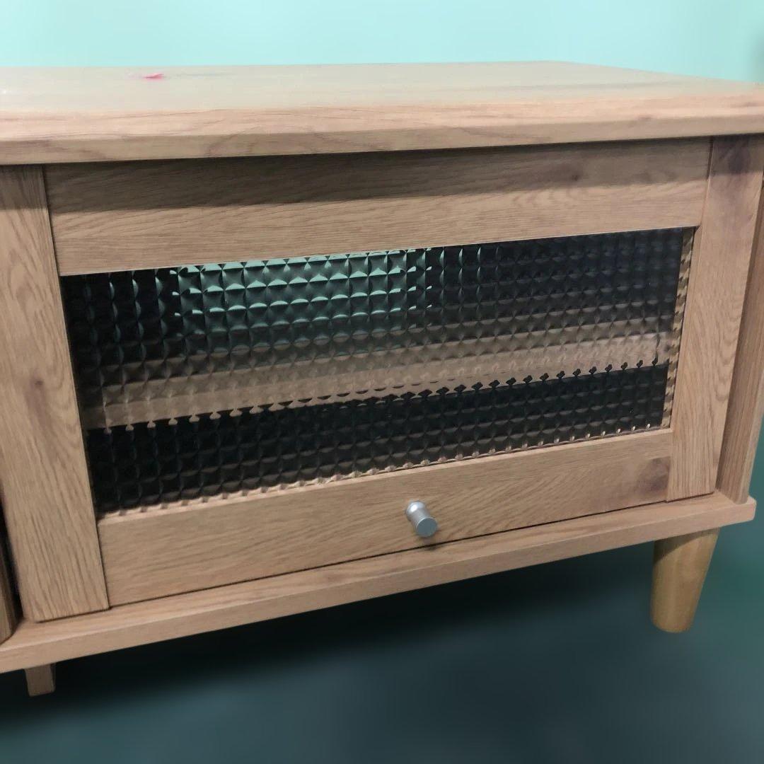 ナチュラルウッド テレビ台 引き出し付き インテリア 家具 テレビ おしゃれ