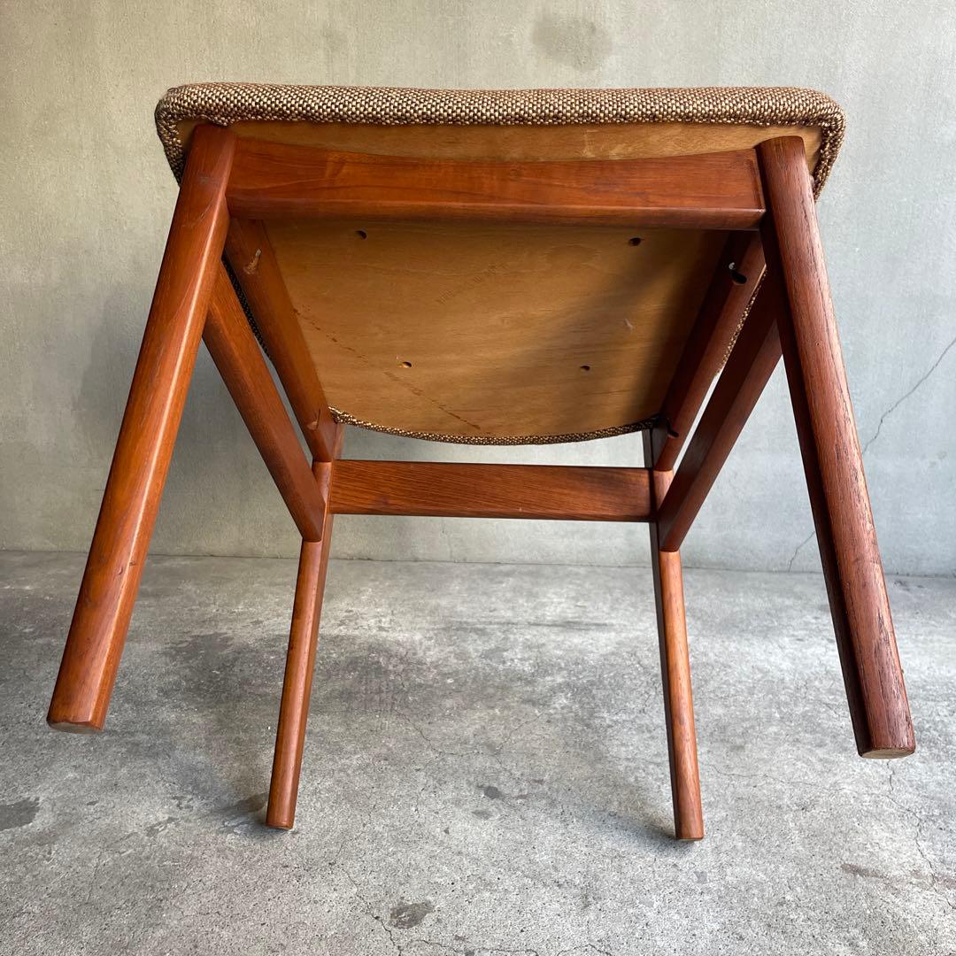 北欧デンマーク　チーク ハイバックチェア オールドヴィンテージ