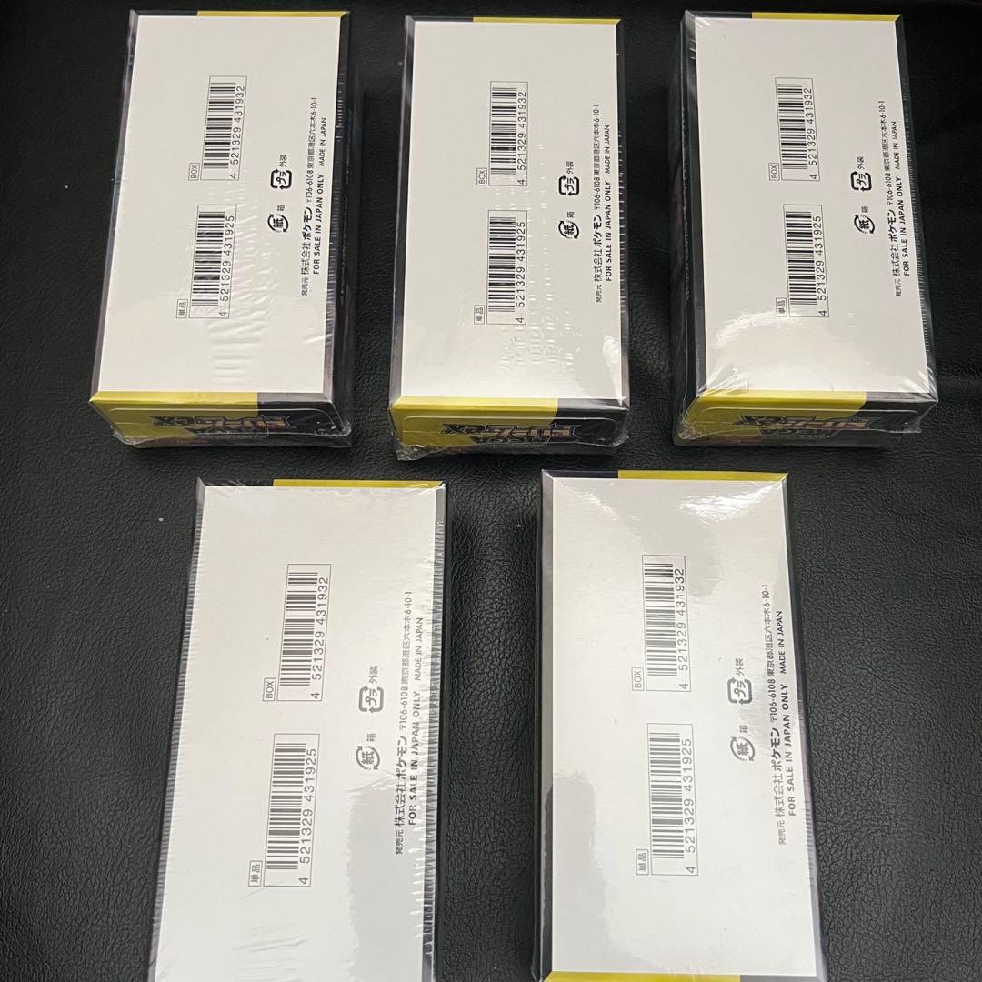 ポケモンカードゲーム MEGA ドリームEX 5BOX シュリンク付き