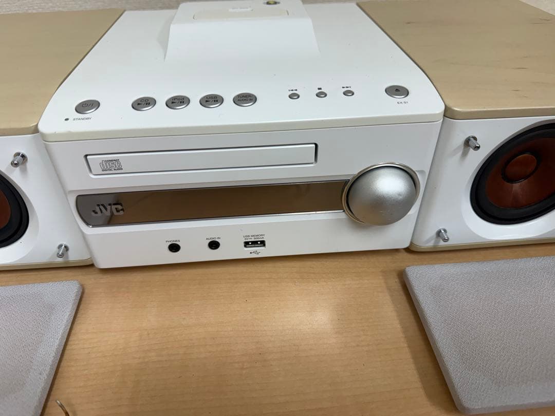 JVC　Victor　ミニコンポ　CA-EXS1-M ホワイト
