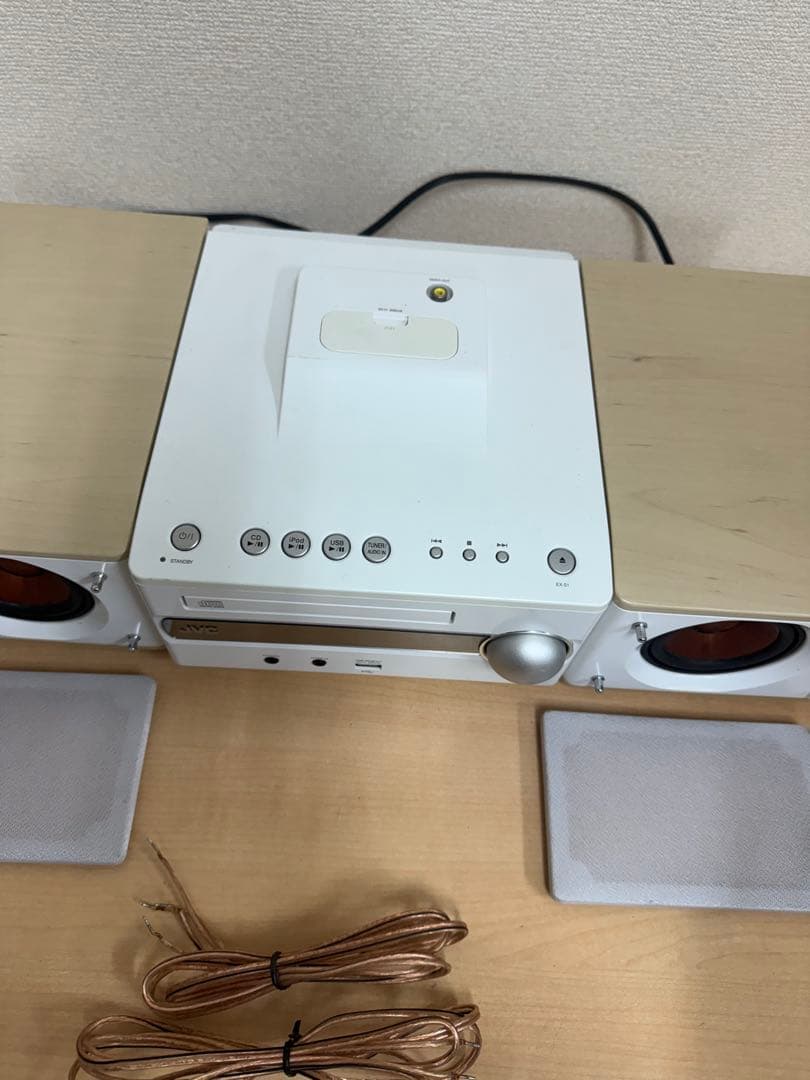 JVC　Victor　ミニコンポ　CA-EXS1-M ホワイト
