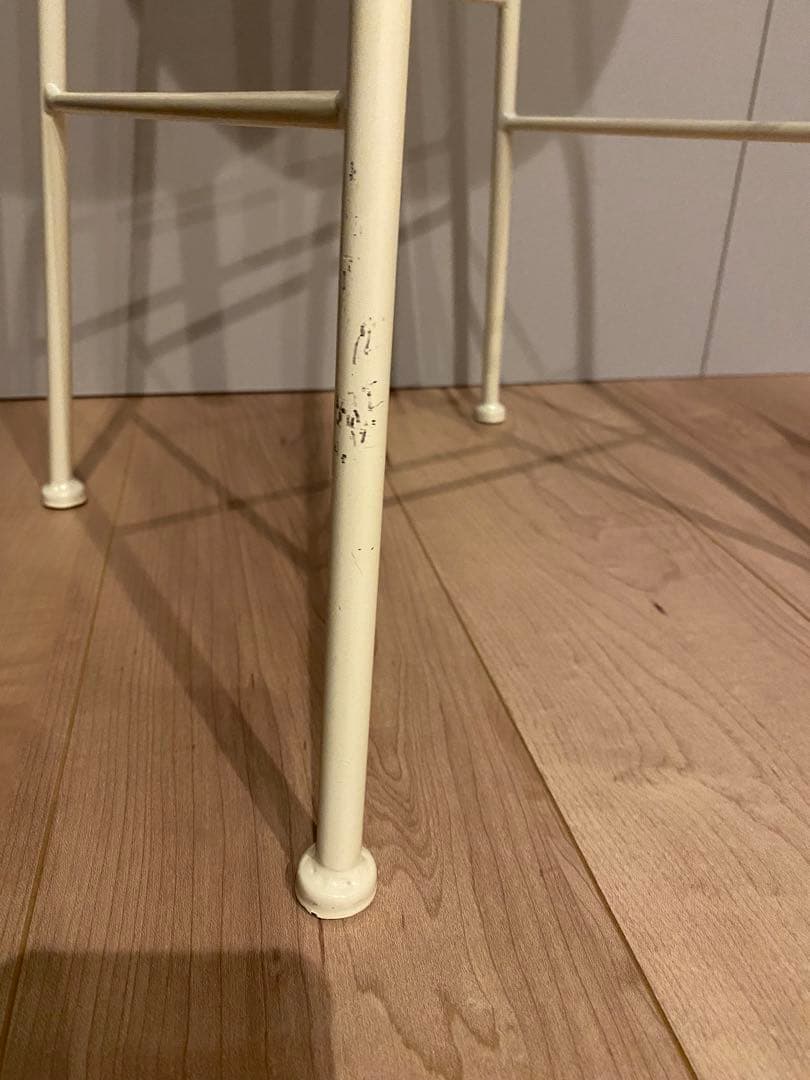 ZARA ハイスツール 回転式 グレー クッション