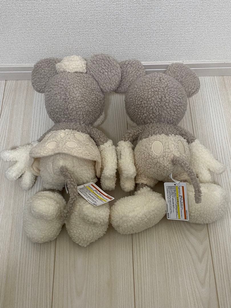 ミッキー、ミニーぬいぐるみ 2体セット