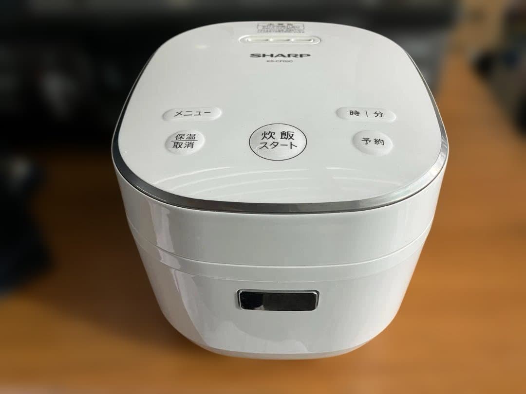 シャープ 炊飯器 3合炊き 0.54L KS-CF05C-W 2022年製