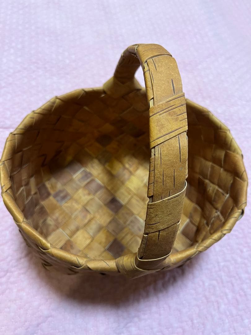白樺　カゴ　北欧