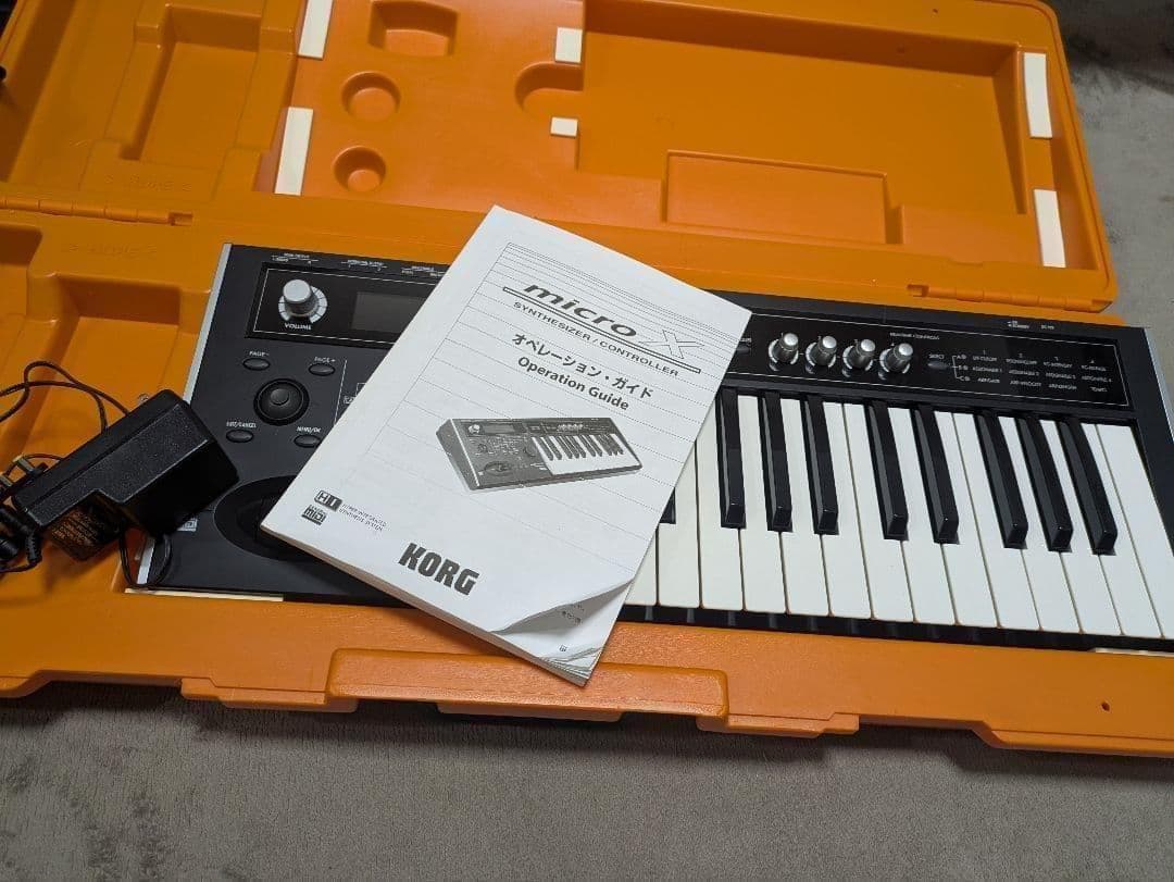 送料込【完動・美品】KORG MICROX シンセサイザー コルグ