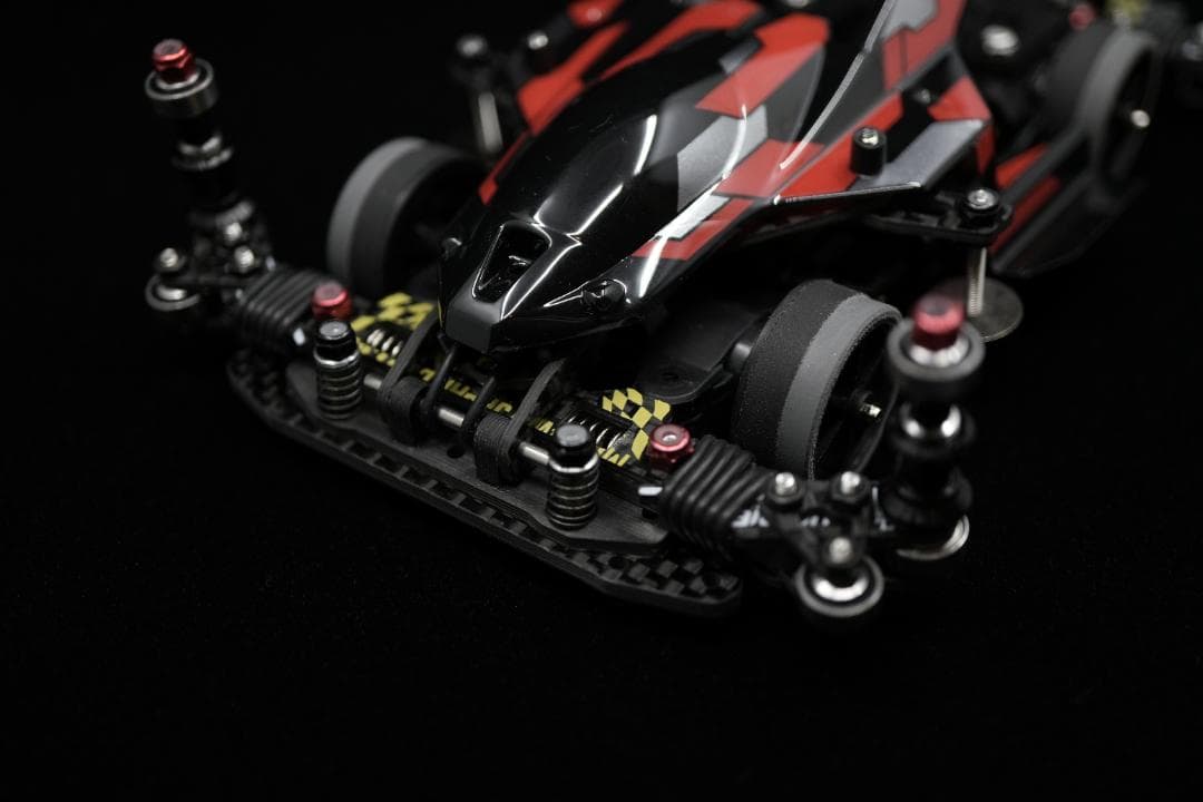 ミニ四駆 MSフレキ 完成マシン 紅機甲Ver. 海外優勝仕様