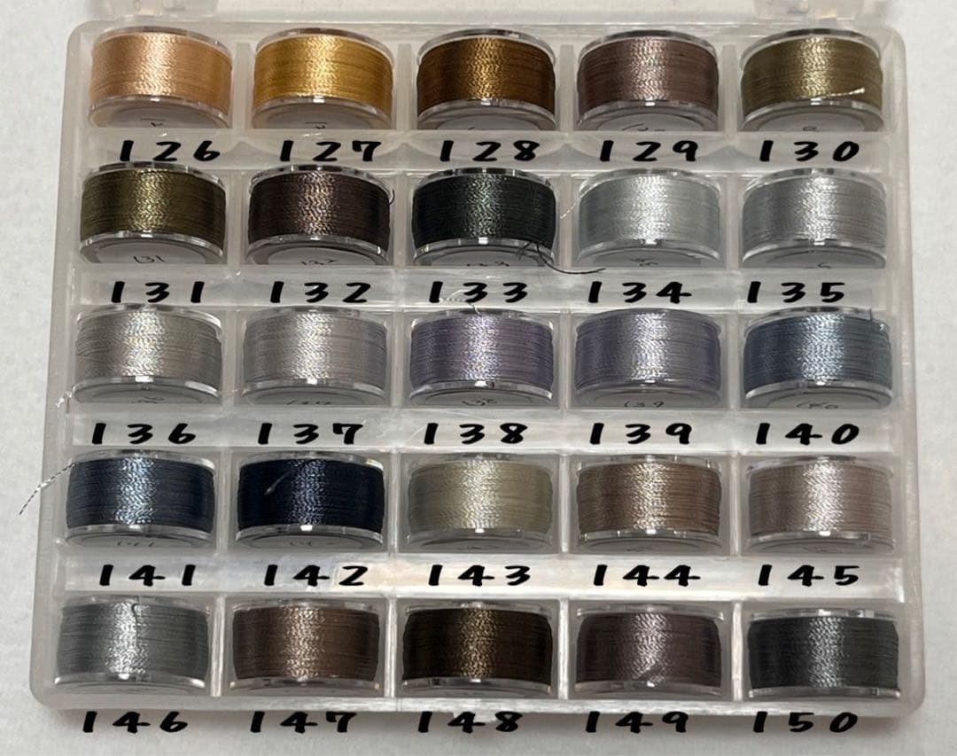 推しぬい 刺繍糸 サンプル一覧 ①