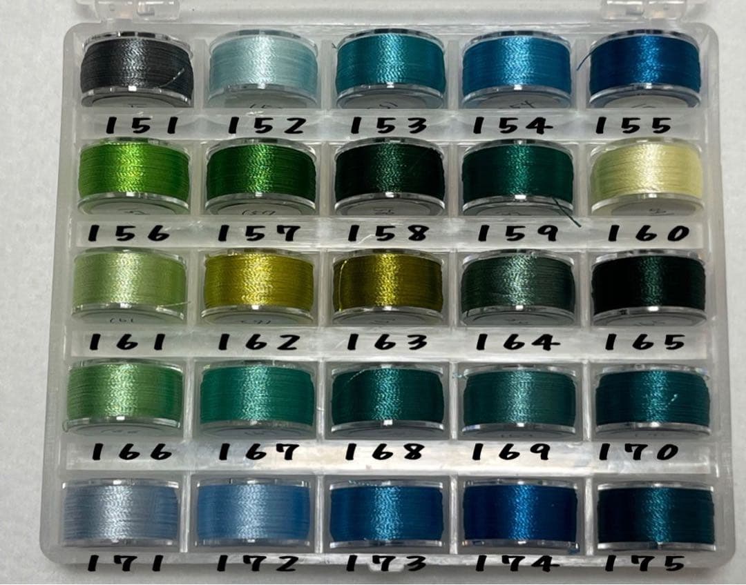 推しぬい 刺繍糸 サンプル一覧 ①