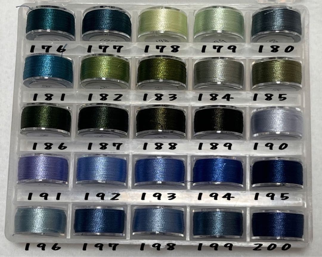 推しぬい 刺繍糸 サンプル一覧 ①